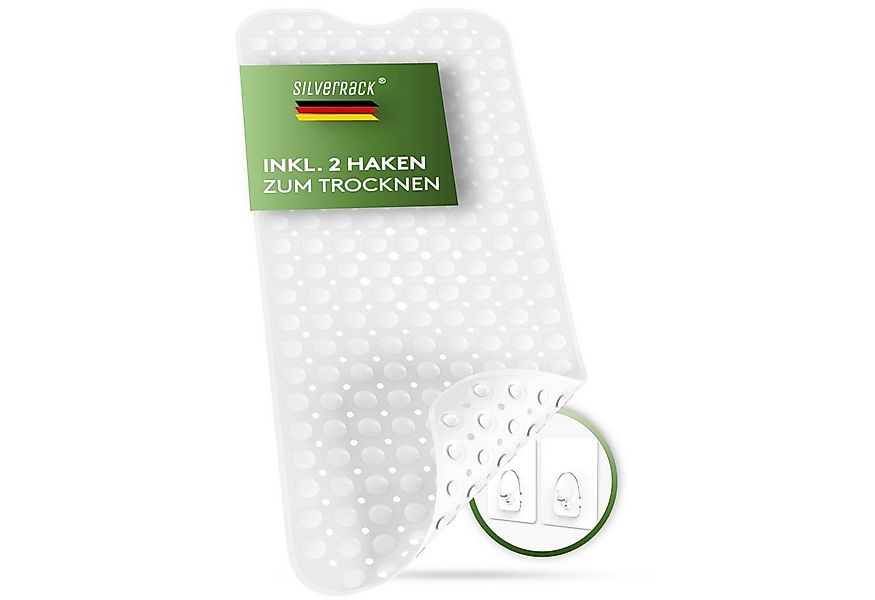 SilverRack Duschmatte Badewannenmatte 100x40 cm - Antirutschmatte Badewanne günstig online kaufen