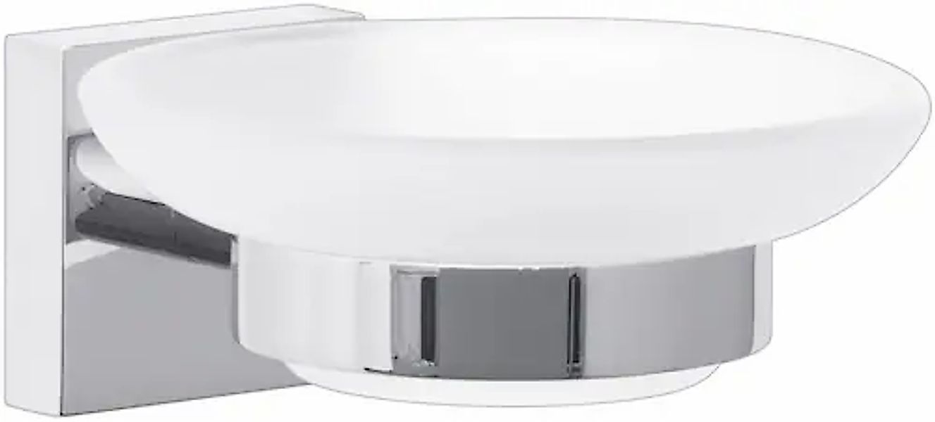 tesa Seifenspender »1x tesa ekkro Seifenschale« chrom-weiß 13,1 cm : 11 cm günstig online kaufen