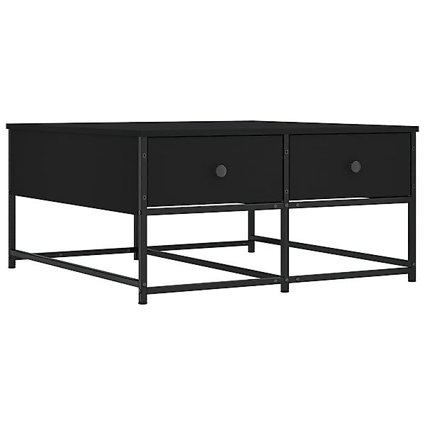 vidaXL Couchtisch Couchtisch Schwarz 80x80x40 cm günstig online kaufen