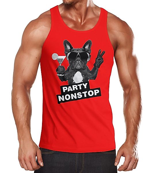 Neverless Tanktop Party Herren Tank-Top Nonstop günstig online kaufen