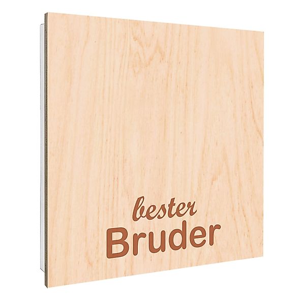 Banjado Großer Schlüsselbox Holz 30x30cm Weiß Scharnier Rechts 50 Haken Sch günstig online kaufen