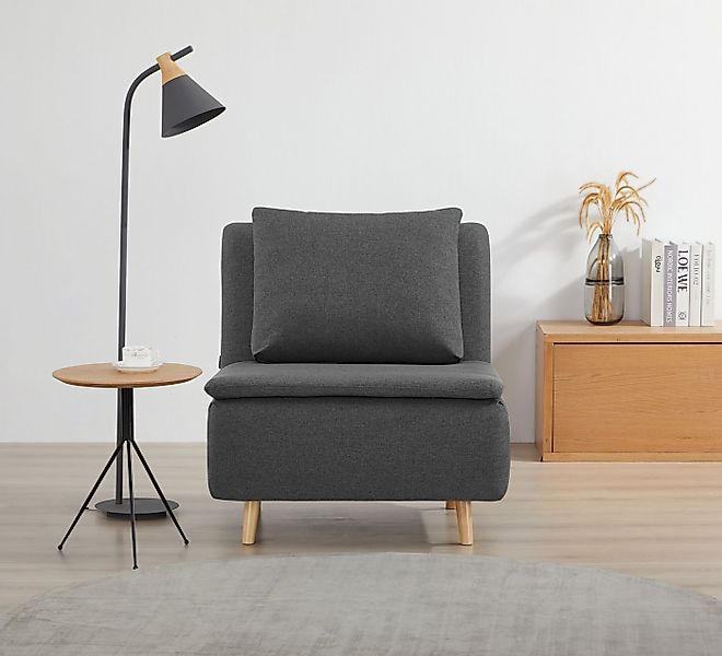 OTTO home Sessel AINSLEY, wandelbar zum Gästebett, Schlafsofa, Webstoff u. günstig online kaufen