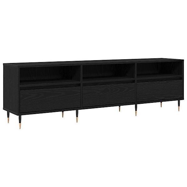 vidaXL TV-Schrank TV Schrank Schwarz Eiche 150x30x44,5 cm Holzwerkstoff (1- günstig online kaufen