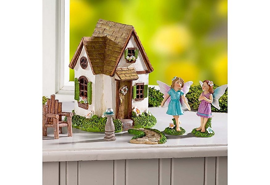 HAC24 LED-Dekofigur Elfen Garten Elfenhaus Elfe Fee Elfenfigur Feengarten F günstig online kaufen