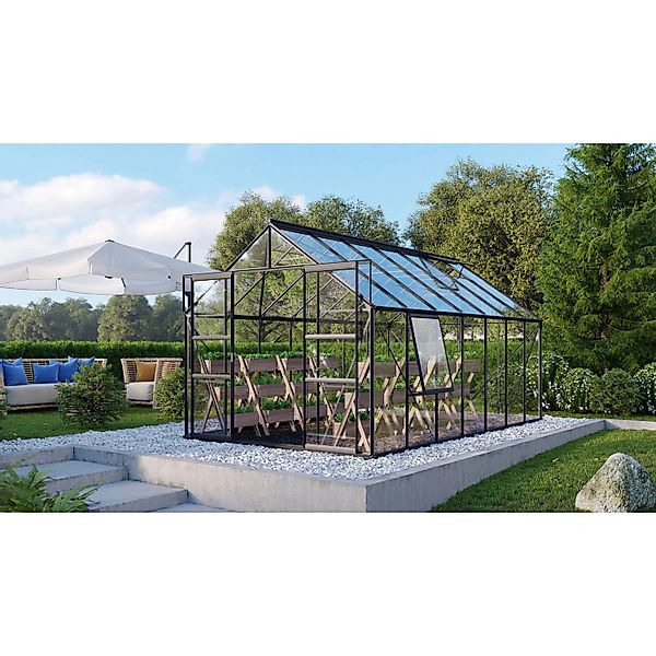 Vitavia Gewächshaus Meridian 11500 Schwarz 11,5 m² günstig online kaufen
