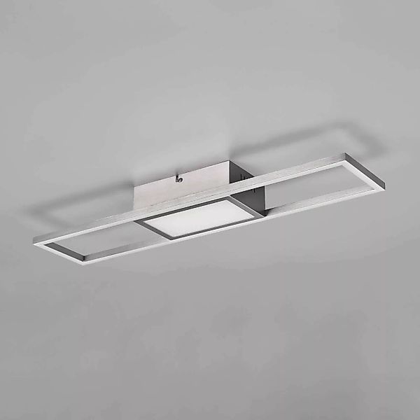 LED-Deckenleuchte Rigido Fernbedienung CCT nickel günstig online kaufen