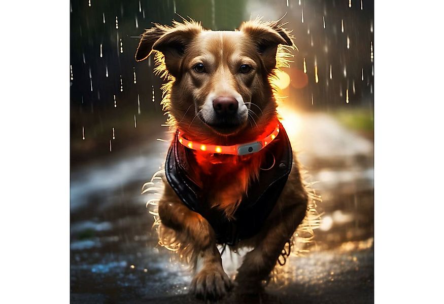 Illes-Laedchen Hunde-Halsband Hunde-Halsband LED Leuchtring - ein Leuchthal günstig online kaufen