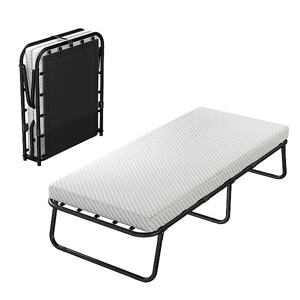 OKWISH Metallbett Klappbares Gästebett (Klappbett, Einzelbett, 80×190cm, mi günstig online kaufen