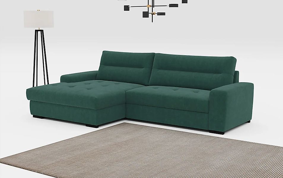 COTTA Ecksofa "Cappa L-Form", wahlweise mit Bettfunktion & Bettkasten günstig online kaufen