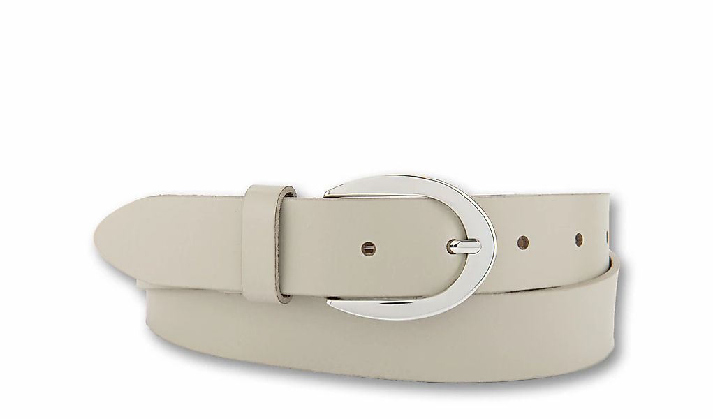 BERND GÖTZ Ledergürtel "Ledergürtel mit silberner Dornschließe" günstig online kaufen