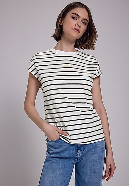 STREET ONE STUDIO T-Shirt aus reiner günstig online kaufen