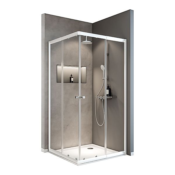 Schulte Eckdusche Sunny, variabler Verstellbereich 75x75 günstig online kaufen
