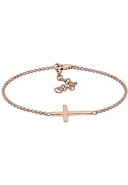 Elli Armband Kreuz Horizontal Schlicht 925 günstig online kaufen