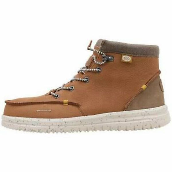 HEYDUDE  Sneaker Bradley Boot Leather Turnschuhe Mann Braun günstig online kaufen