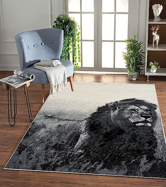 Jungengel Teppich Majestic Lion 8mm Teppichläufer günstig online kaufen