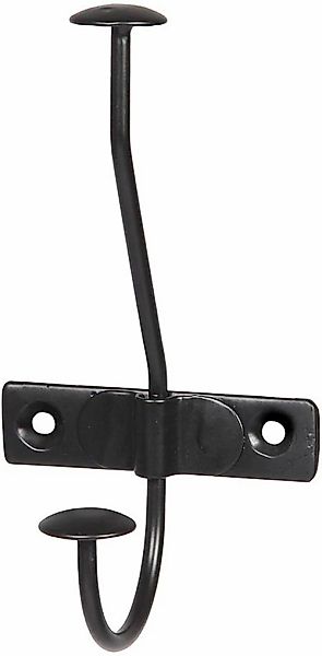 Ambiente Haus Garderobenhaken "garderobe haken in schwarz", (1 St.) günstig online kaufen