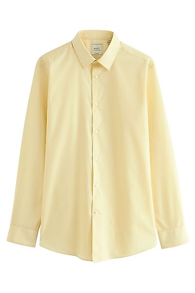 Next Langarmhemd Pflegeleichtes Slim Fit Hemd günstig online kaufen