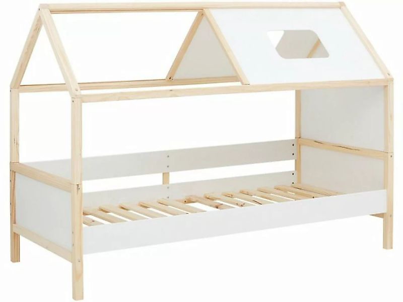 loft24 Kinderbett Bob, Hausbett aus Kiefer Massivholz, Liegefläche 90x200 c günstig online kaufen