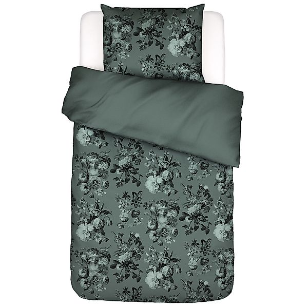Essenza Bettwäsche Florice Baumwollsatin Balsam Green günstig online kaufen