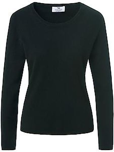 Rundhals-Pullover aus 100% Premium-Kaschmir Peter Hahn Cashmere schwarz günstig online kaufen