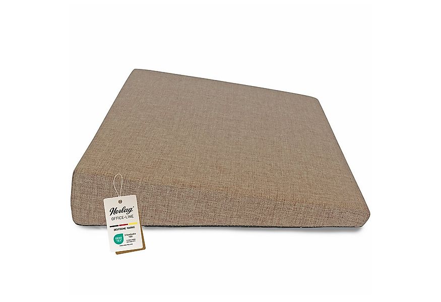 Herlag Keilkissen Stella, Ergonomisches Sitzkeilkissen 33x37x7/2cm Waschbar günstig online kaufen