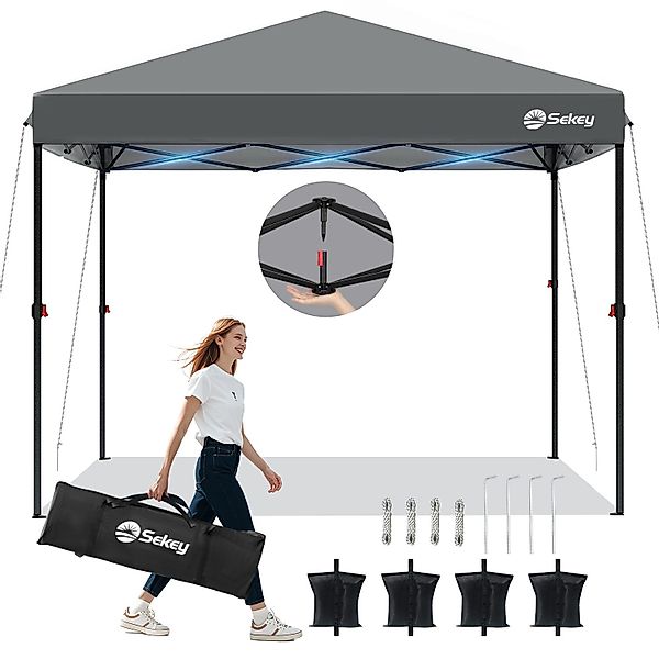 Sekey Faltpavillon 300x300 cm Pop-Up Pavillon, günstig online kaufen