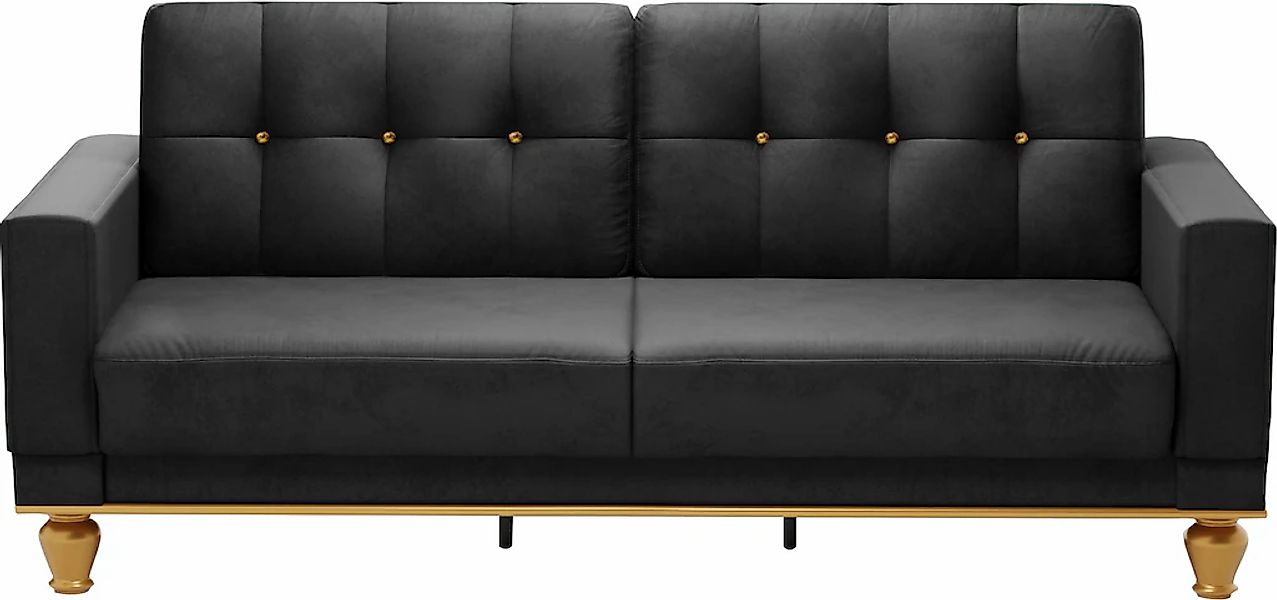 sit&more 3-Sitzer "Orient 5", mit Strass-Stein, wahlweise mit Bettfunktion günstig online kaufen