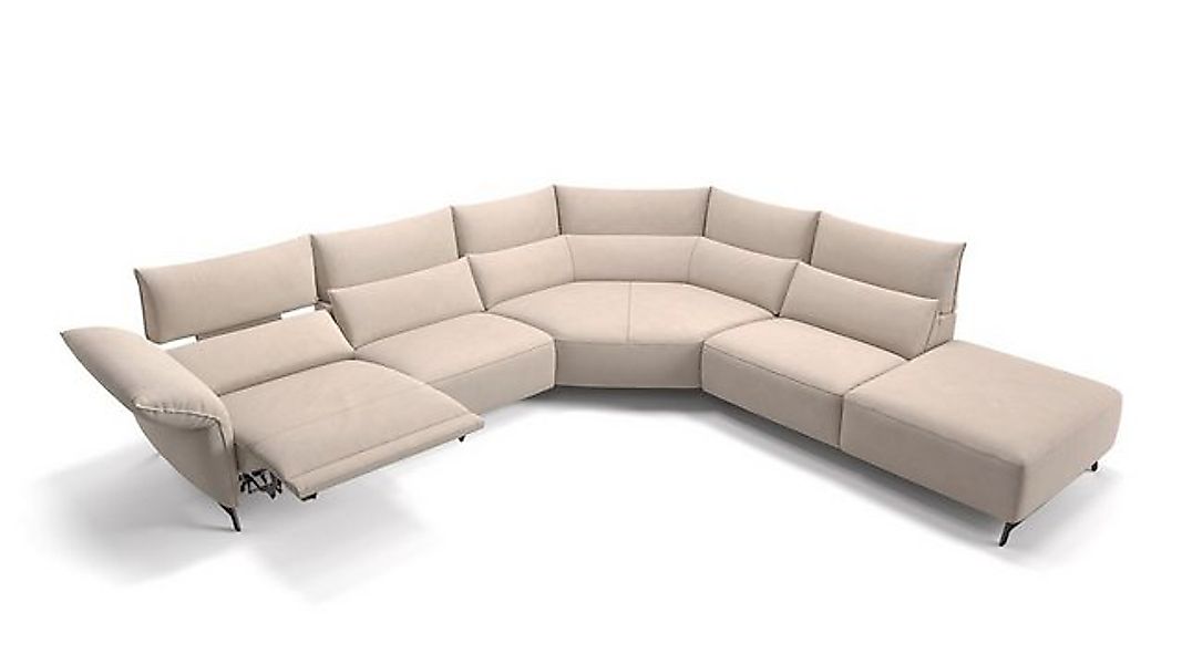 Sofanella 2-Sitzer Stoff CUNEO, Relaxsofa, Designsofa, Designer Couch, Ital günstig online kaufen