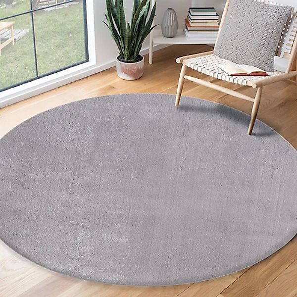 the carpet Teppich »Relax round«, rund, 16 mm Höhe, waschbarer Wohnzimmer T günstig online kaufen