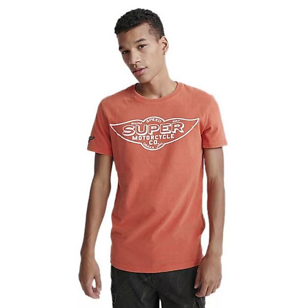 Superdry Merch Store Band Kurzarm T-shirt S Desert Red günstig online kaufen