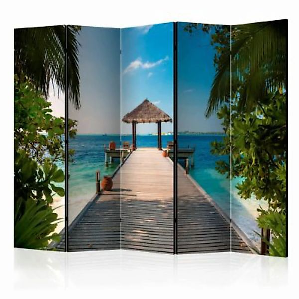 artgeist Paravent Hawaiian dream II [Room Dividers] mehrfarbig Gr. 225 x 17 günstig online kaufen