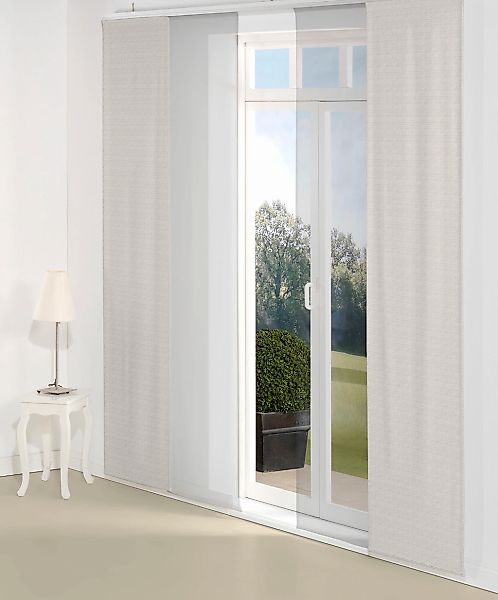 Wirth Schiebegardine "Berwick" Paneelwagen 1 Stk. tlg. günstig online kaufen