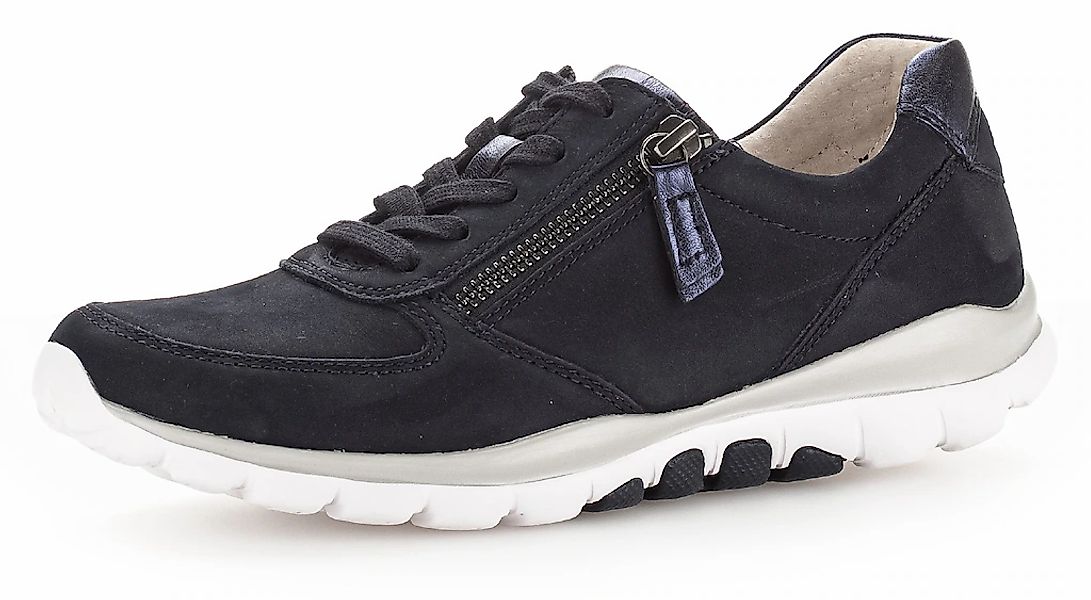 Gabor Rollingsoft Keilsneaker, Freizeitschuh, Halbschuh, Schnürschuh mit Lo günstig online kaufen