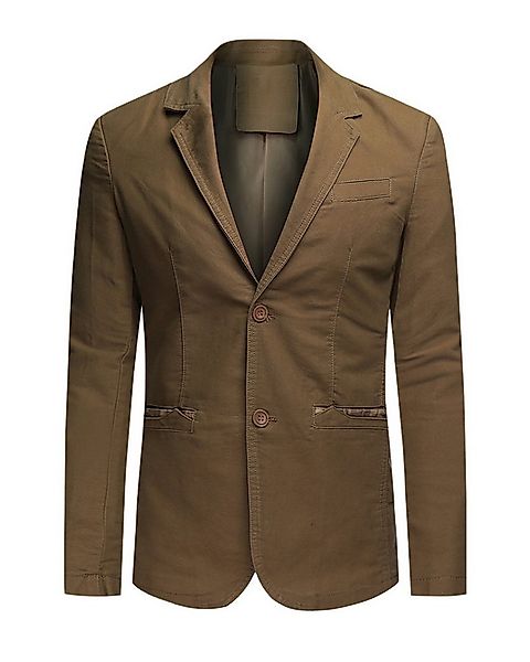 Allthemen Sweatsakko aus Baumwolle Casualsakko Slim Fit Blazer für Freizeit günstig online kaufen