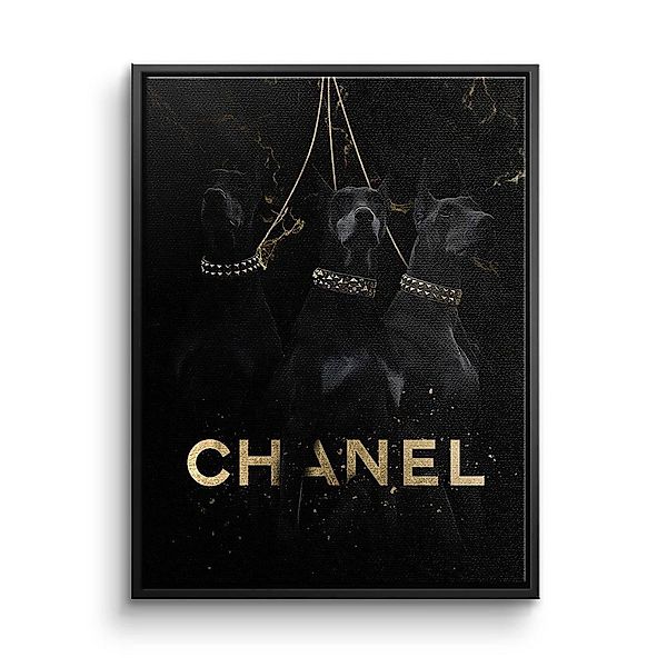 DOTCOMCANVAS® Leinwandbild, Premium Dobermann Wandbild - günstig online kaufen