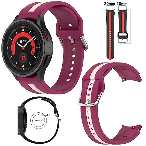 Wigento Smartwatch-Armband Für Samsung Galaxy Watch günstig online kaufen