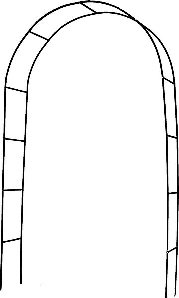 Defactoshop Rosenbogen Rosenbogen Rosensäule Gartenbogen Rankgitter günstig online kaufen