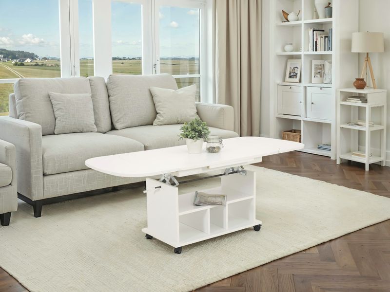 HELA Couchtisch, auf Rollen, höhenverstellbar und günstig online kaufen