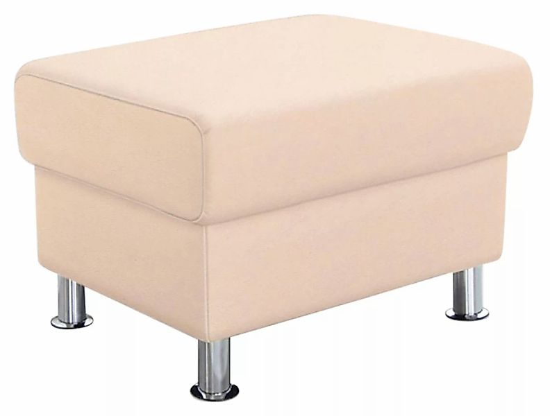 TRENDMANUFAKTUR Hocker »Rondo, Polsterhocker zur Serie, Breite 67 cm, Füße günstig online kaufen