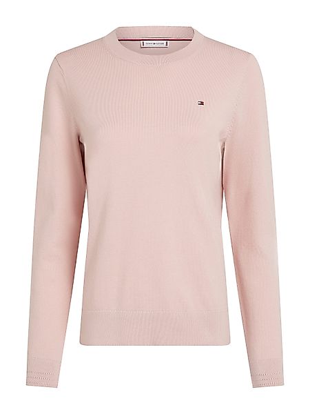 Tommy Hilfiger Rundhalspullover CO JERSEY STITCH günstig online kaufen