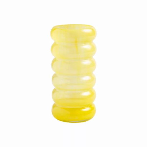 Vase Chubby Large glas gelb / Ø 10 x H 21 cm - & klevering - Gelb günstig online kaufen
