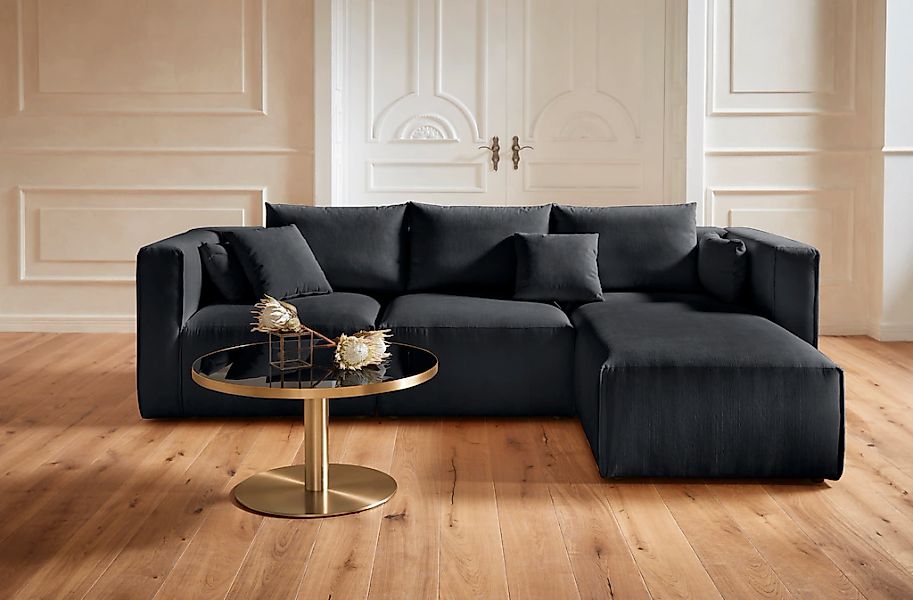 Home affaire Ecksofa "Comfine L-Form", zusammengesetzt aus Modulen, 3 Bezug günstig online kaufen
