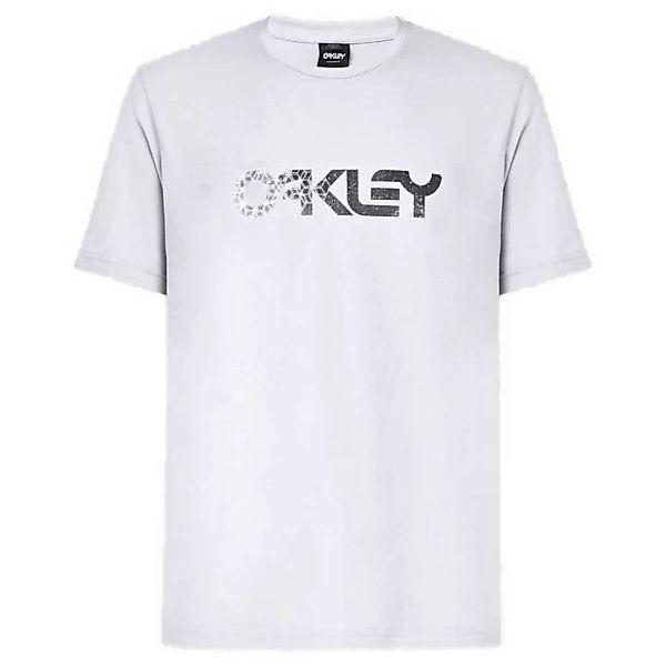 Oakley Apparel B1b Nebulous Logo Kurzärmeliges T-shirt M White günstig online kaufen