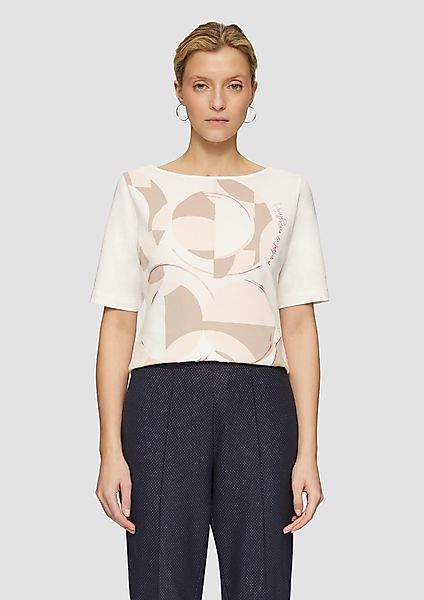 s.Oliver BLACK LABEL Kurzarmshirt T-Shirt mit günstig online kaufen
