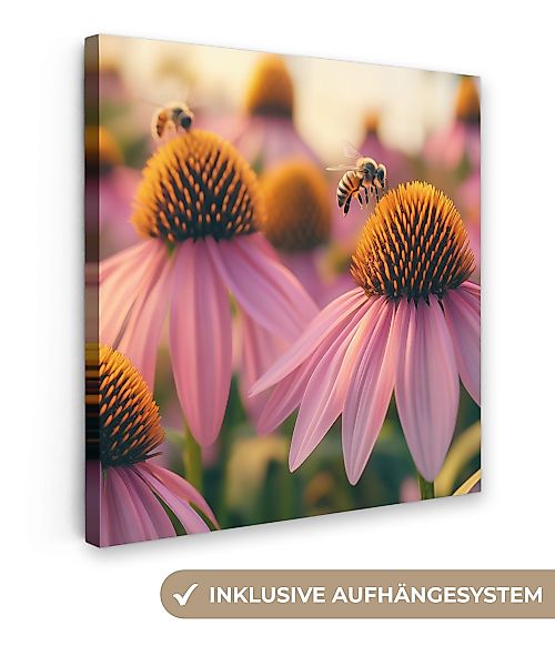 OneMillionCanvasses® Leinwandbild Blumen - Lila - günstig online kaufen