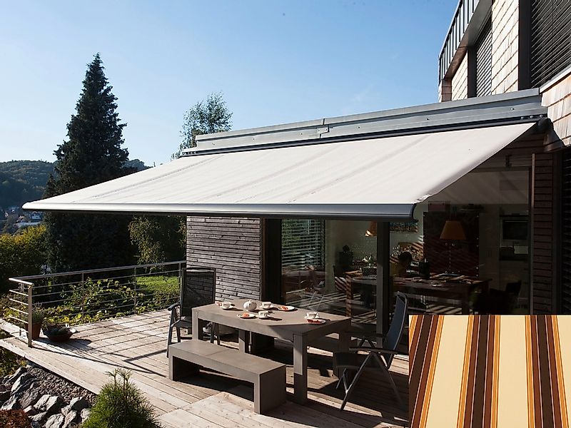 Wismar Kassettenmarkise "Classic S-Compact", Breite: 400 cm, Ausfall: 250 c günstig online kaufen
