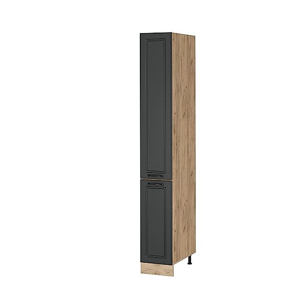 Vicco Hochschrank R-Line, Anthrazit Landhaus/Goldkraft Eiche, günstig online kaufen