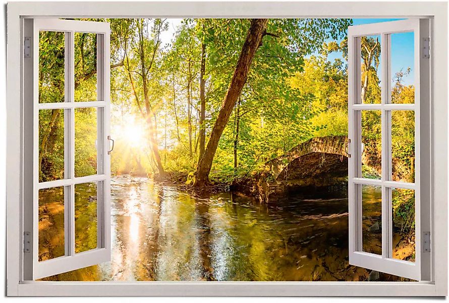 Reinders Poster "Sonnestrahlen im Wald" günstig online kaufen