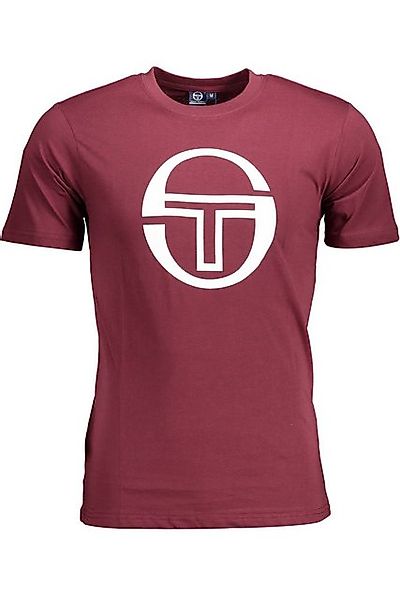 Sergio Tacchini T-Shirt Lila Herren Kurzarm T-Shirt mit Logo-Druck und günstig online kaufen