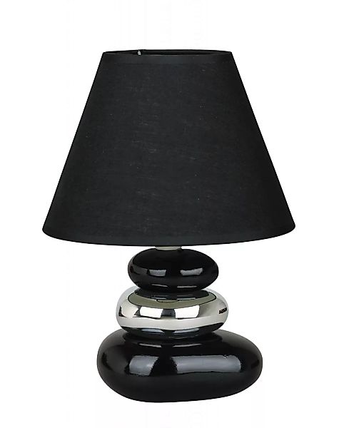 Tischlampe Schwarz E14 Keramik Salem günstig online kaufen